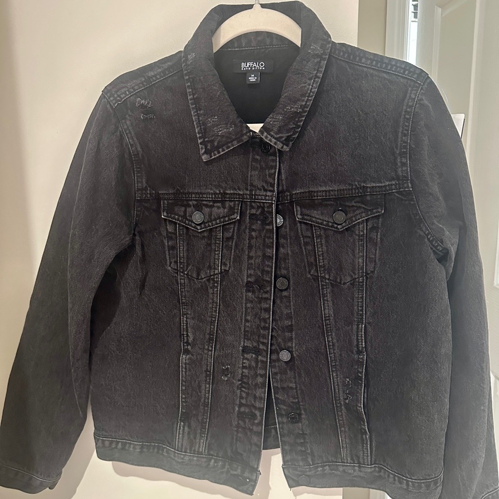 Buffalo David Bitton Dark Gray Denim Jacket